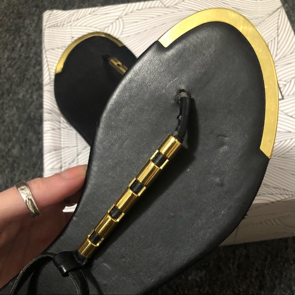 Dolce vita black vegan leather sandals - Picture 4 of 4